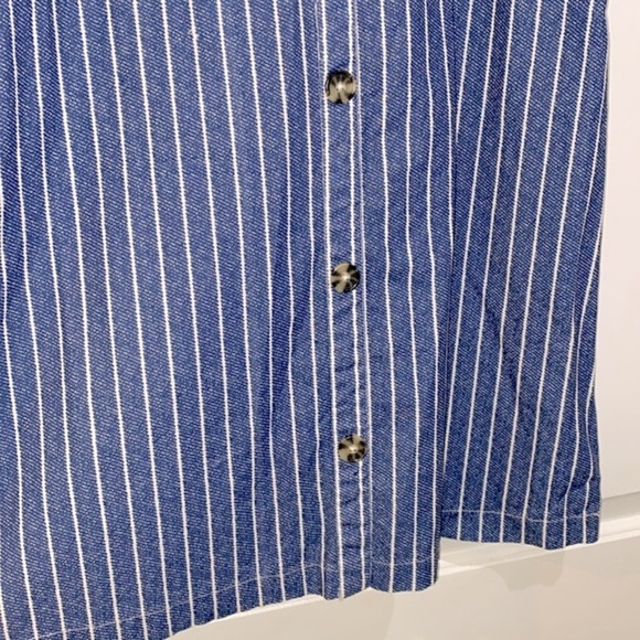 Mudpie blue & white striped dress size small - Picture 4 of 8